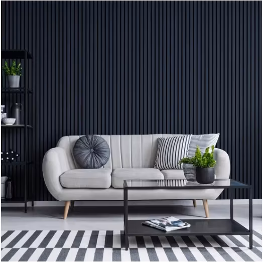 학교/사무실을 위한 고전적인 장식 스타일입니다. 천공된 목재 음향 패널