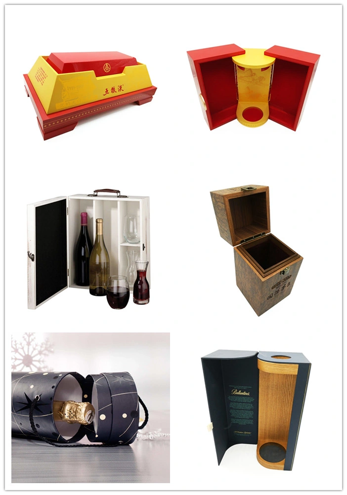 China Custom Wooden Packaging Gift Wine Box