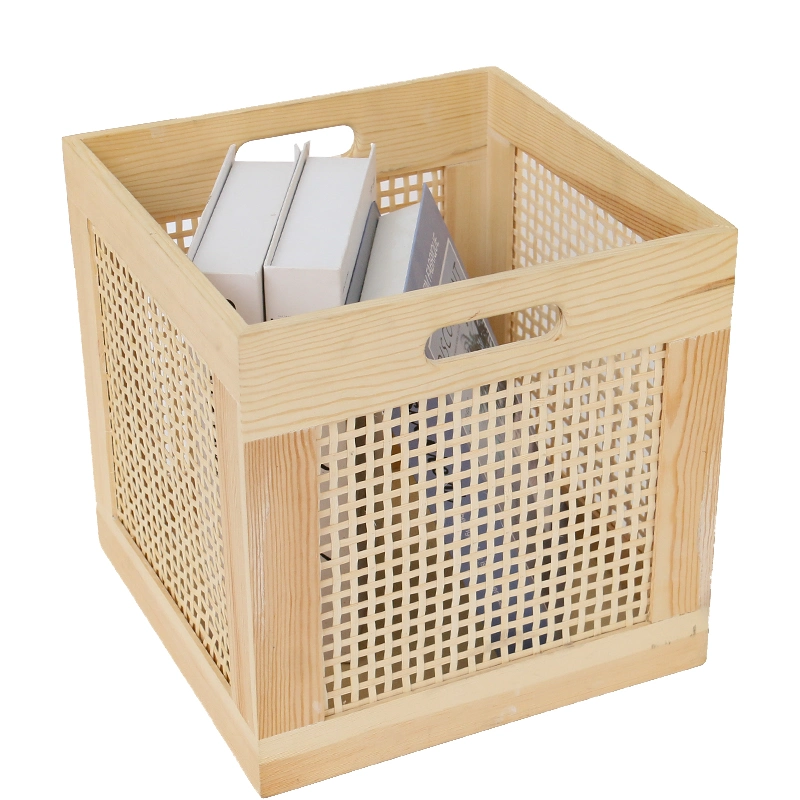 FSC&BSCI Decorative Wood Crates Nesting Crates Storage Container