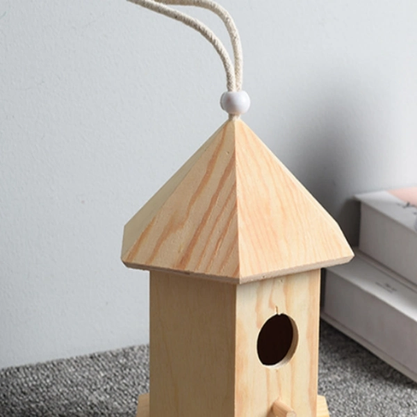 64pcreative Outdoor Wooden Crafts Wooden Hanging Bird House