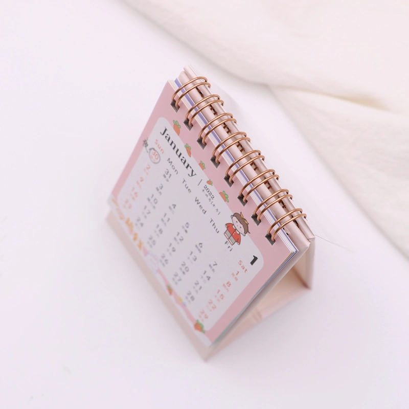 Lovely Literary Tabletop Wooden Calendar Decoration Creative Lovely Exam Reminder Card