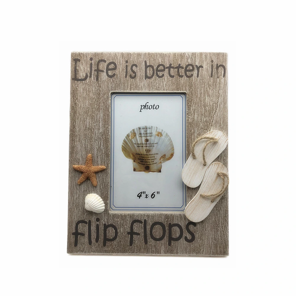 Beach Style Souvenir Gift Wooden Photo Frames