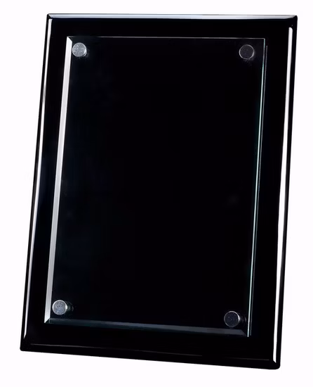 플로팅 아크릴 우드 사인 블랙